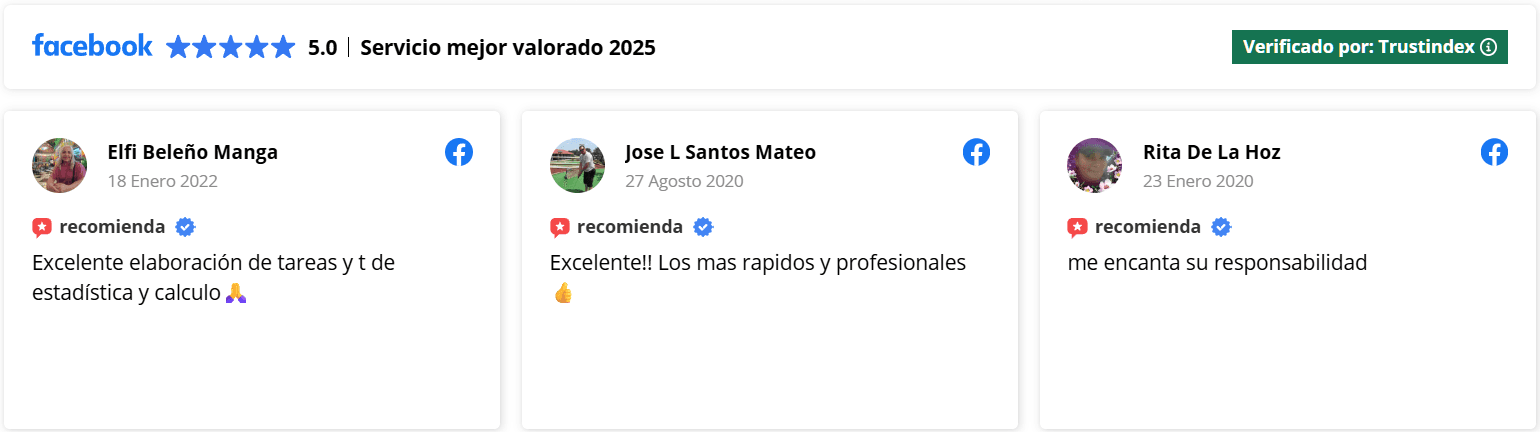 Calificacion 5 Estrellas de Clientes - Excelente de la empresa Asesor Universitario